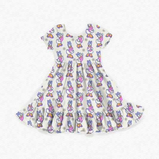 Daisy Delight Youth Twirl Dress *RTS*