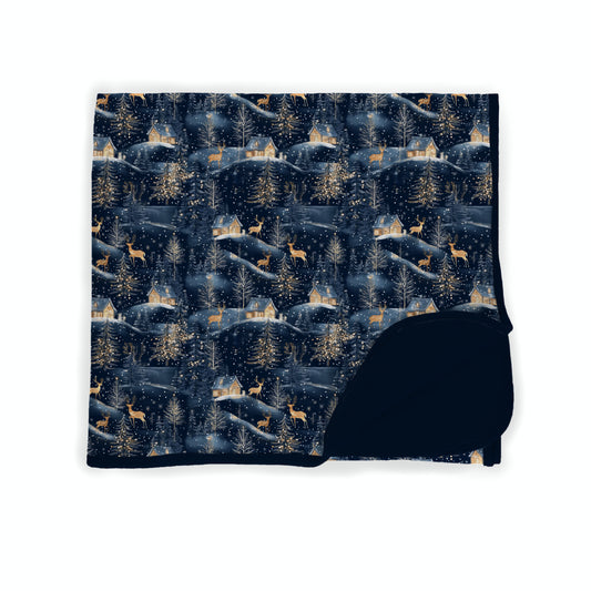 A Woodland Winter Bamboo Blanket **PreOrder**