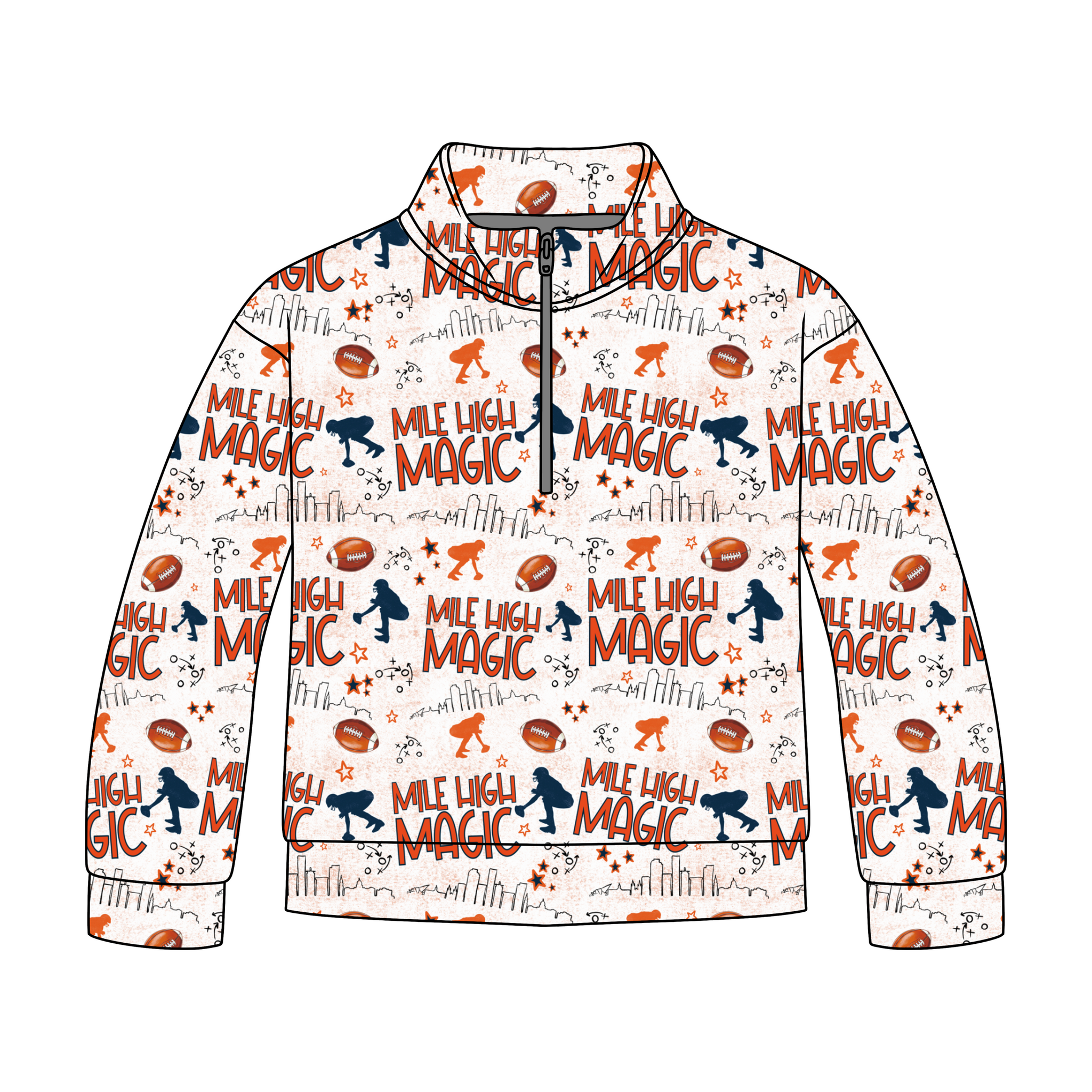 Denver  Quarter Zip-Up *RTS*
