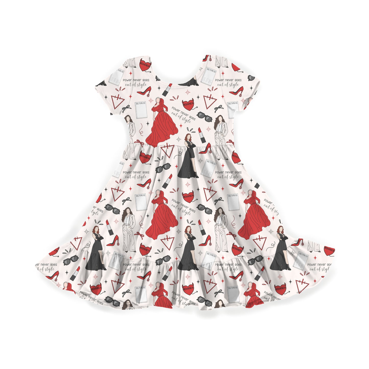 Devilish & Divine Youth Twirl Dress *RTS*