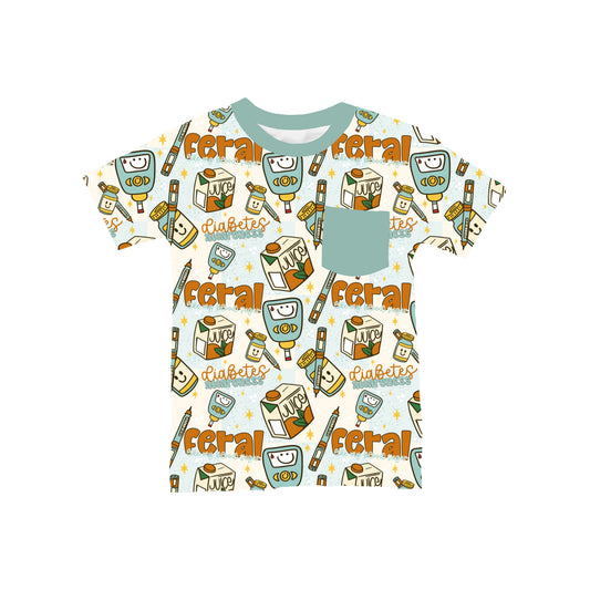Feral Like My Blood Sugar Pocket T-Shirt **PreOrder**