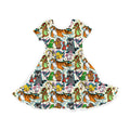 Sidekick Stars Youth Twirl Dress *RTS*