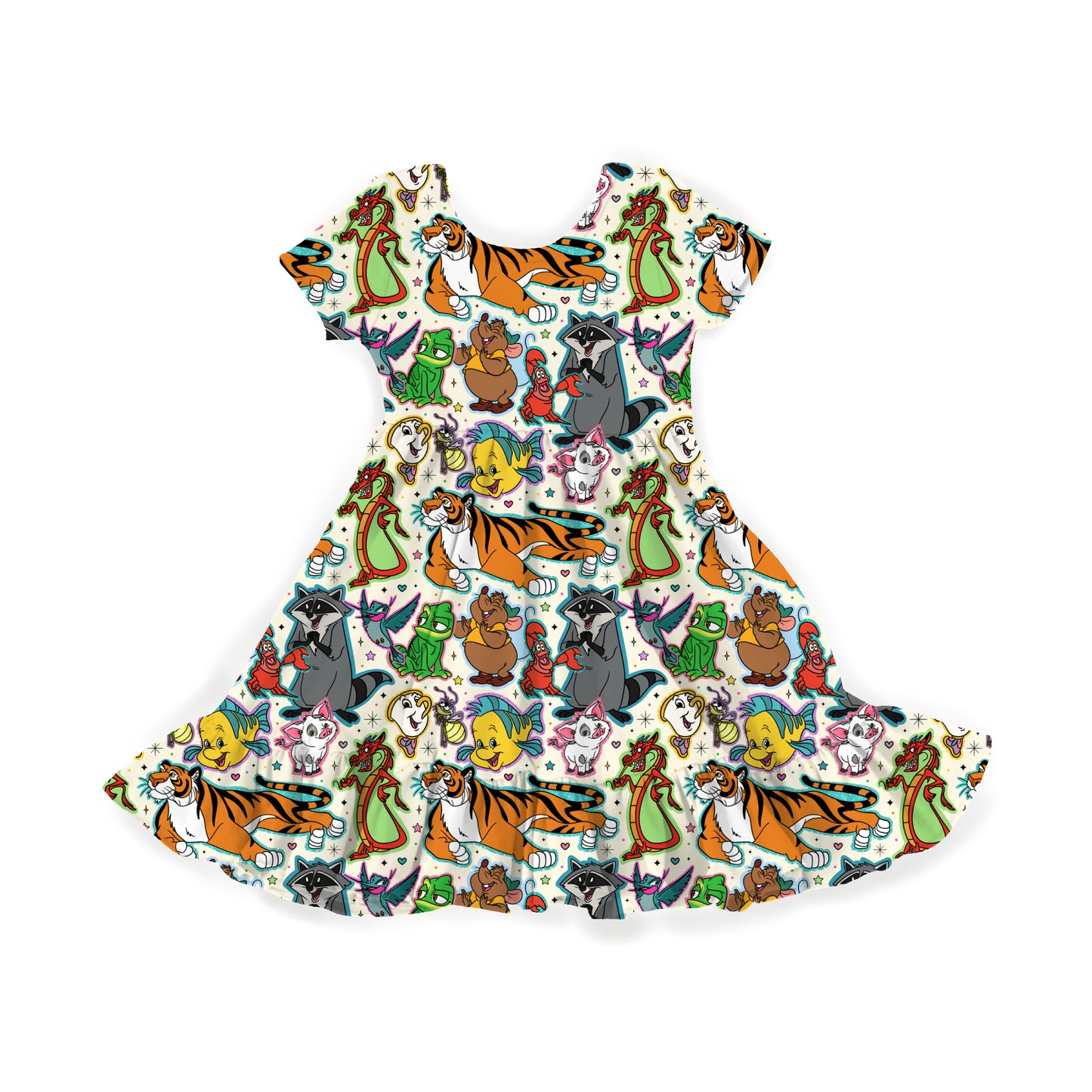 Sidekick Stars Youth Twirl Dress *RTS*