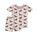 Doxie Daydreams Pink Youth Short Set **PreOrder**