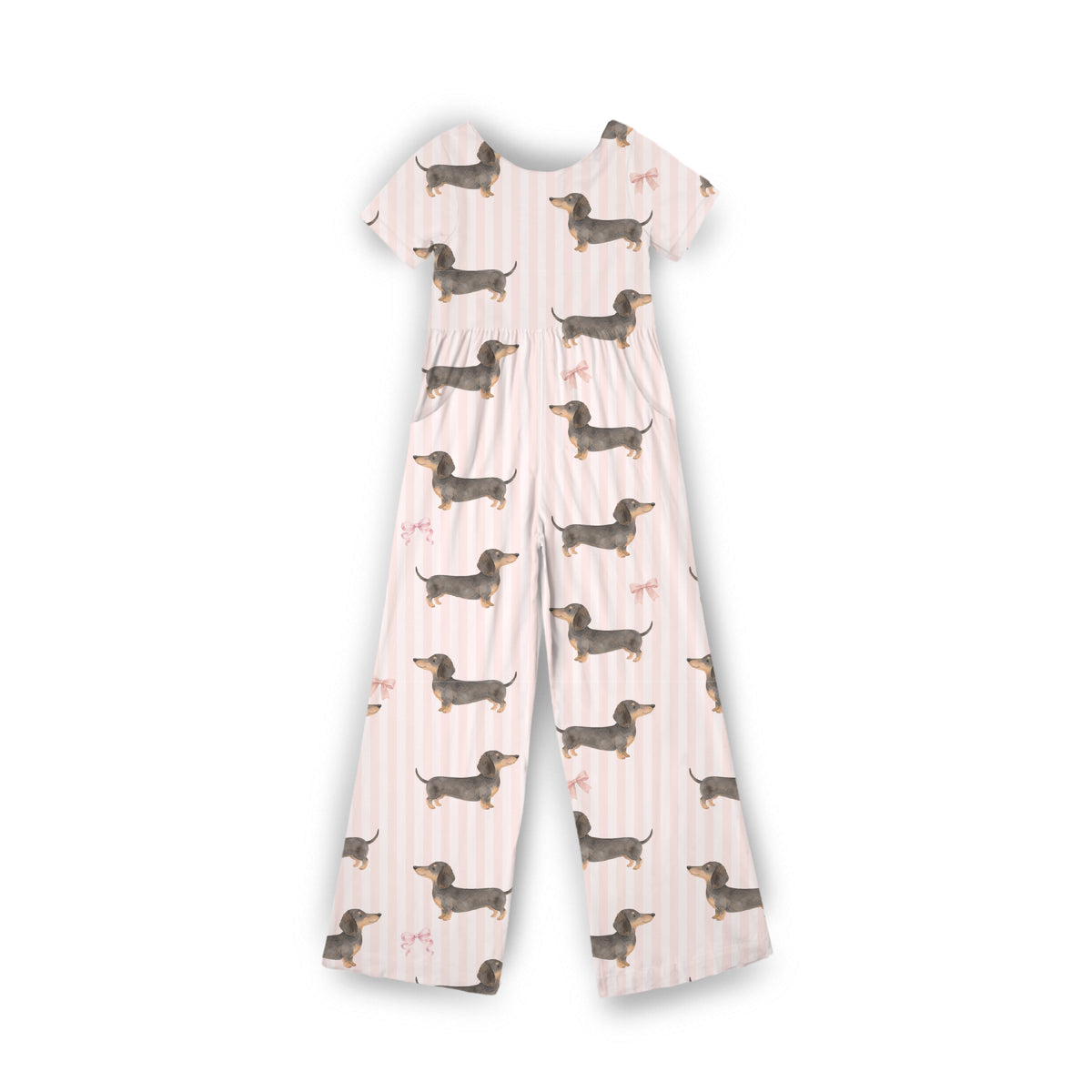 Doxie Daydreams Pink Jumpsuit **PreOrder**