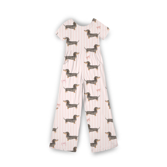 Doxie Daydreams Pink Jumpsuit **PreOrder**