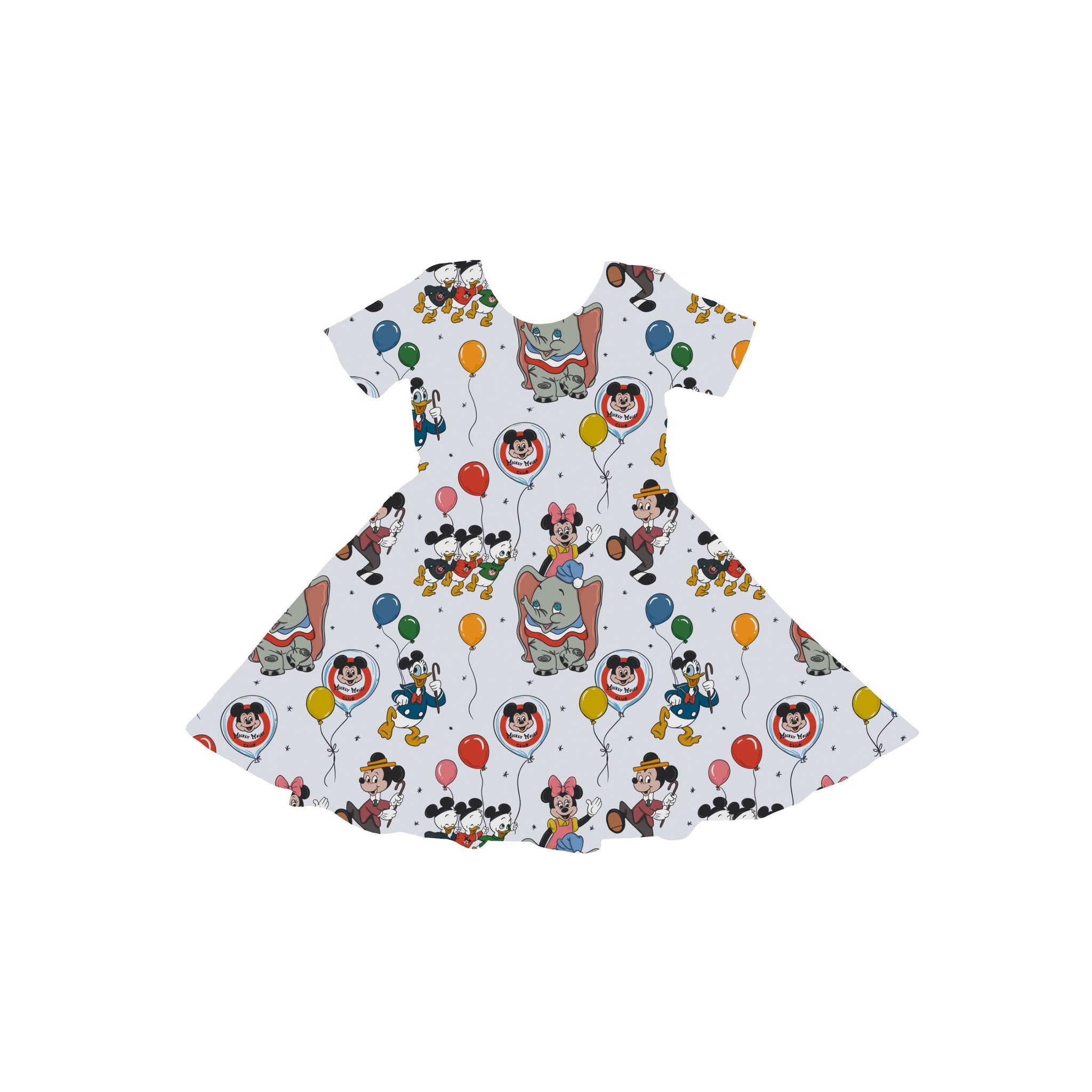 Retro Mouse Youth Twirl Dress *RTS*