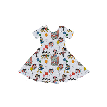 Retro Mouse Youth Twirl Dress *RTS*