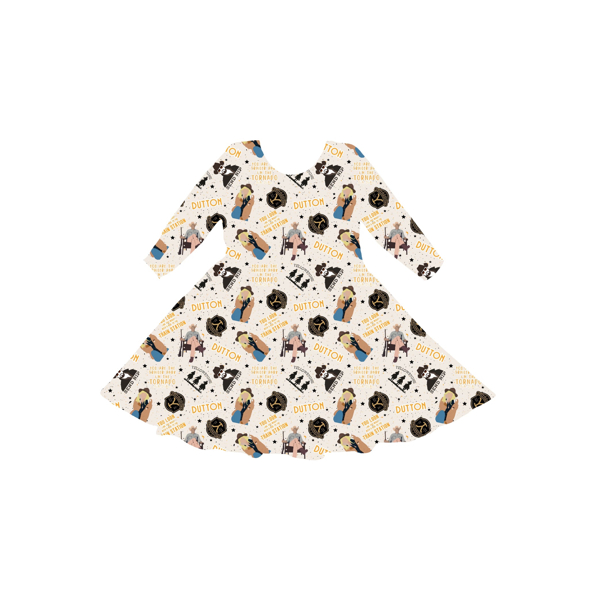 Dutton Ranch Youth Twirl Dress **PreOrder**