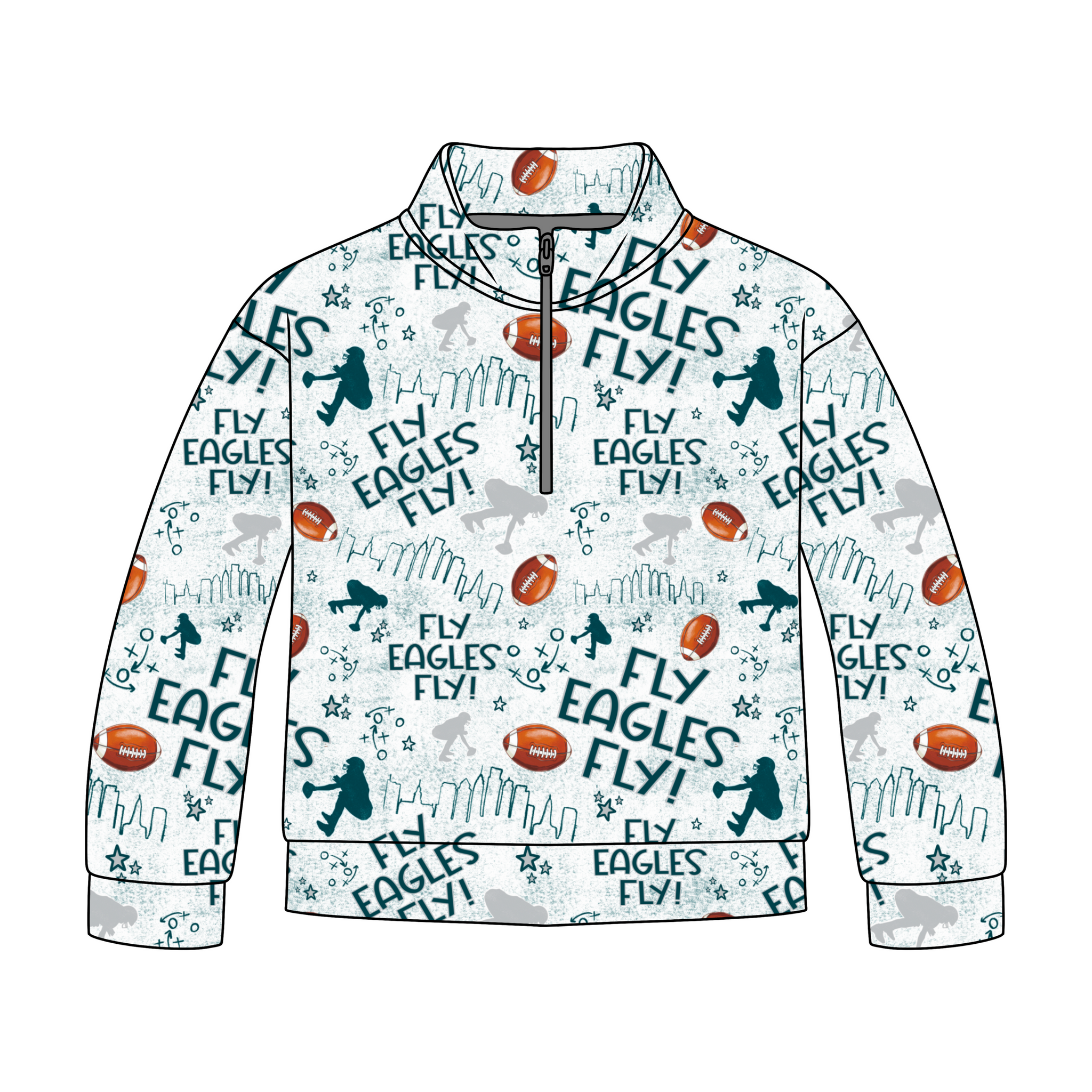 Philadelphia Quarter Zip-Up *RTS*