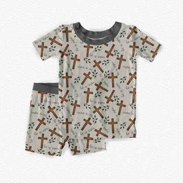 He Is Risen Neutral  Youth Short Set **PreOrder**