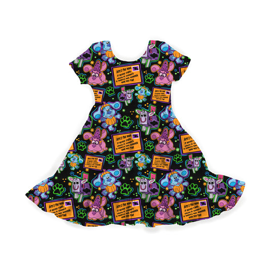 Blue's Boo Crew Youth Twirl Dress **PreOrder**