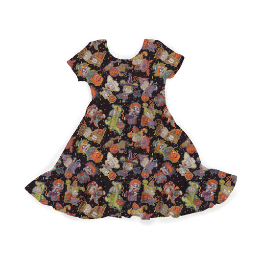 Pickles Boo Bash Youth Twirl Dress **PreOrder**