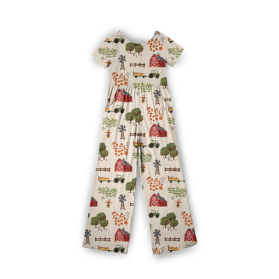 Autumn on the Farm Jumpsuit **PreOrder**