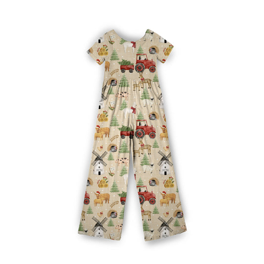 Merry Little Farmstead Jumpsuit **PreOrder**