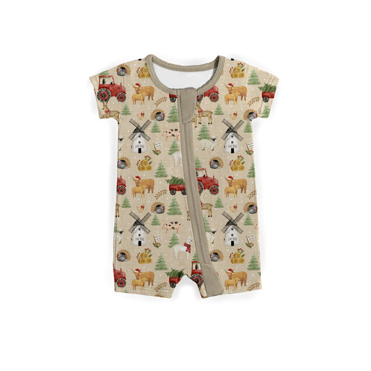 Merry Little Farmstead Zipper Shortie **PreOrder**