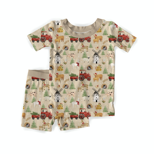 Merry Little Farmstead Youth Short Set **PreOrder**