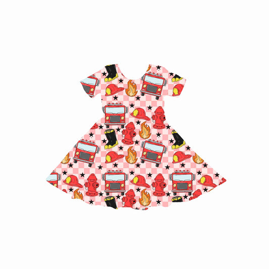 Brave in the Blaze Youth Twirl Dress *RTS*