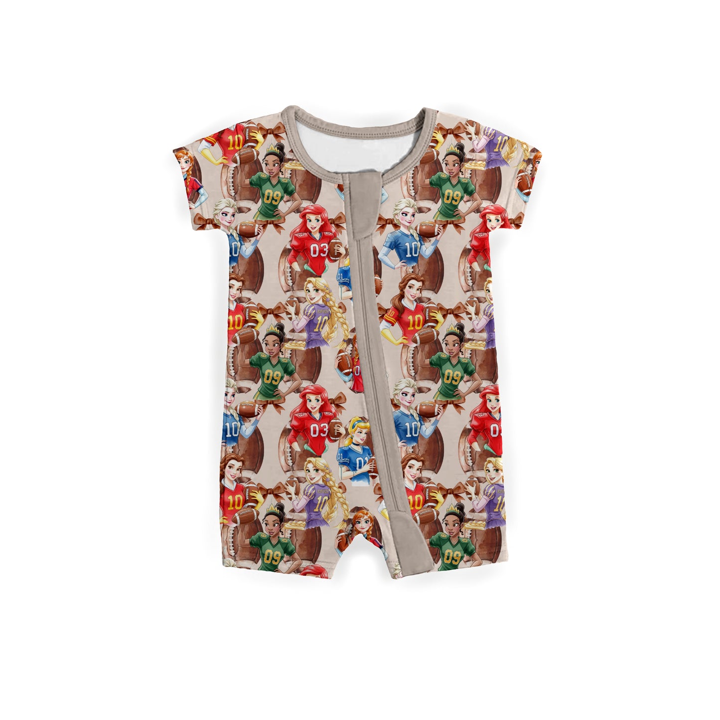 Fairytale Football Zipper Shortie **PreOrder**