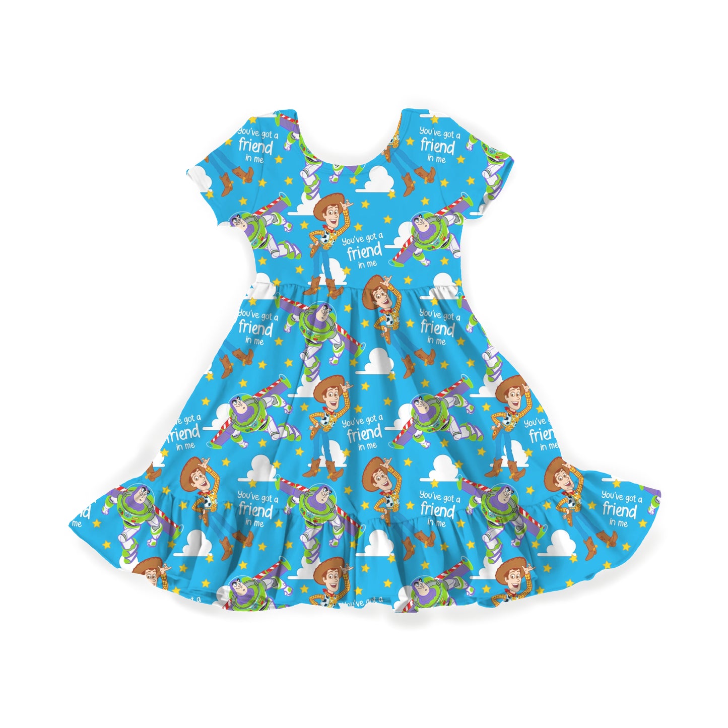 Sheriff and Space Ranger Youth Twirl Dress **PreOrder**