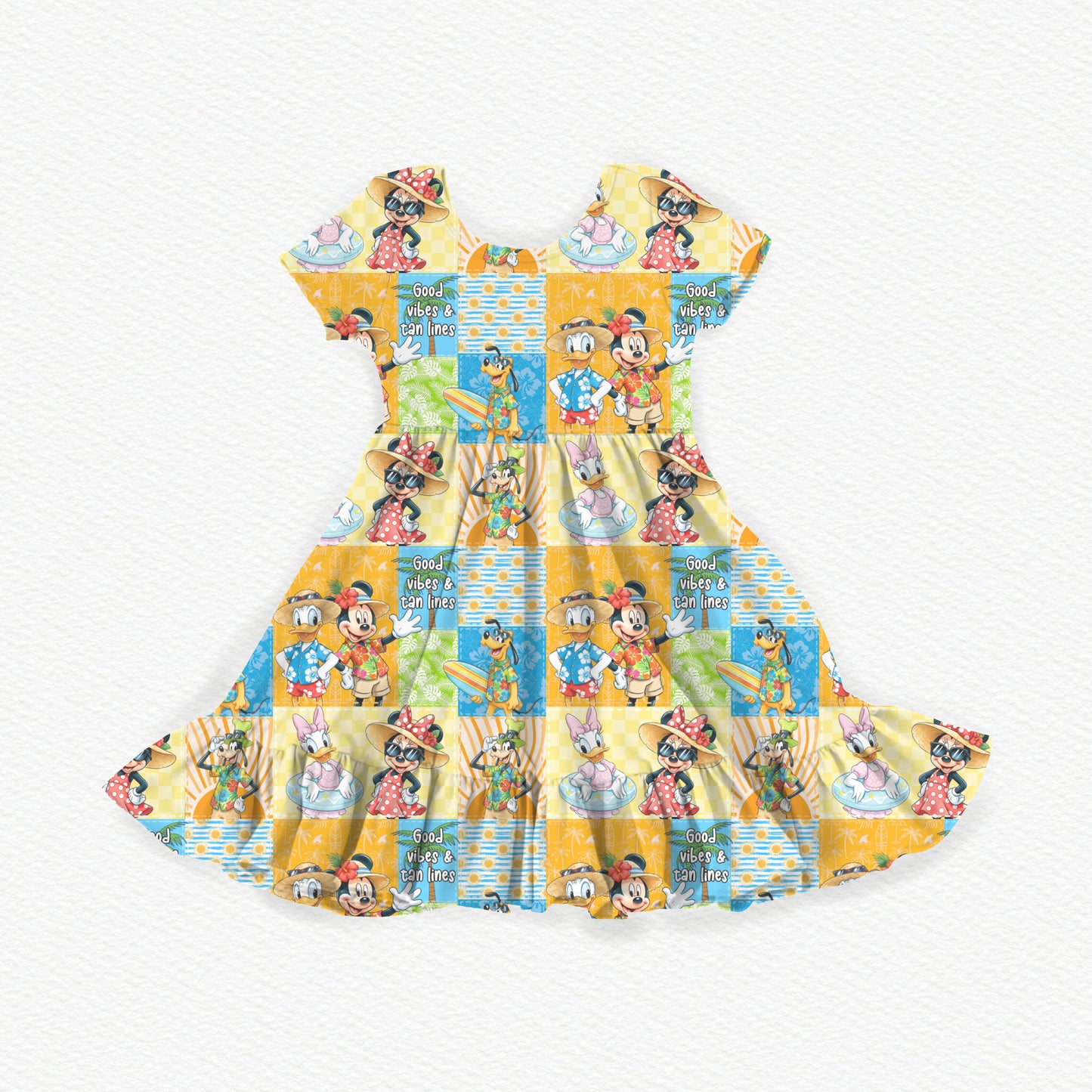 Beachy Keen Crew Youth Twirl Dress *RTS*