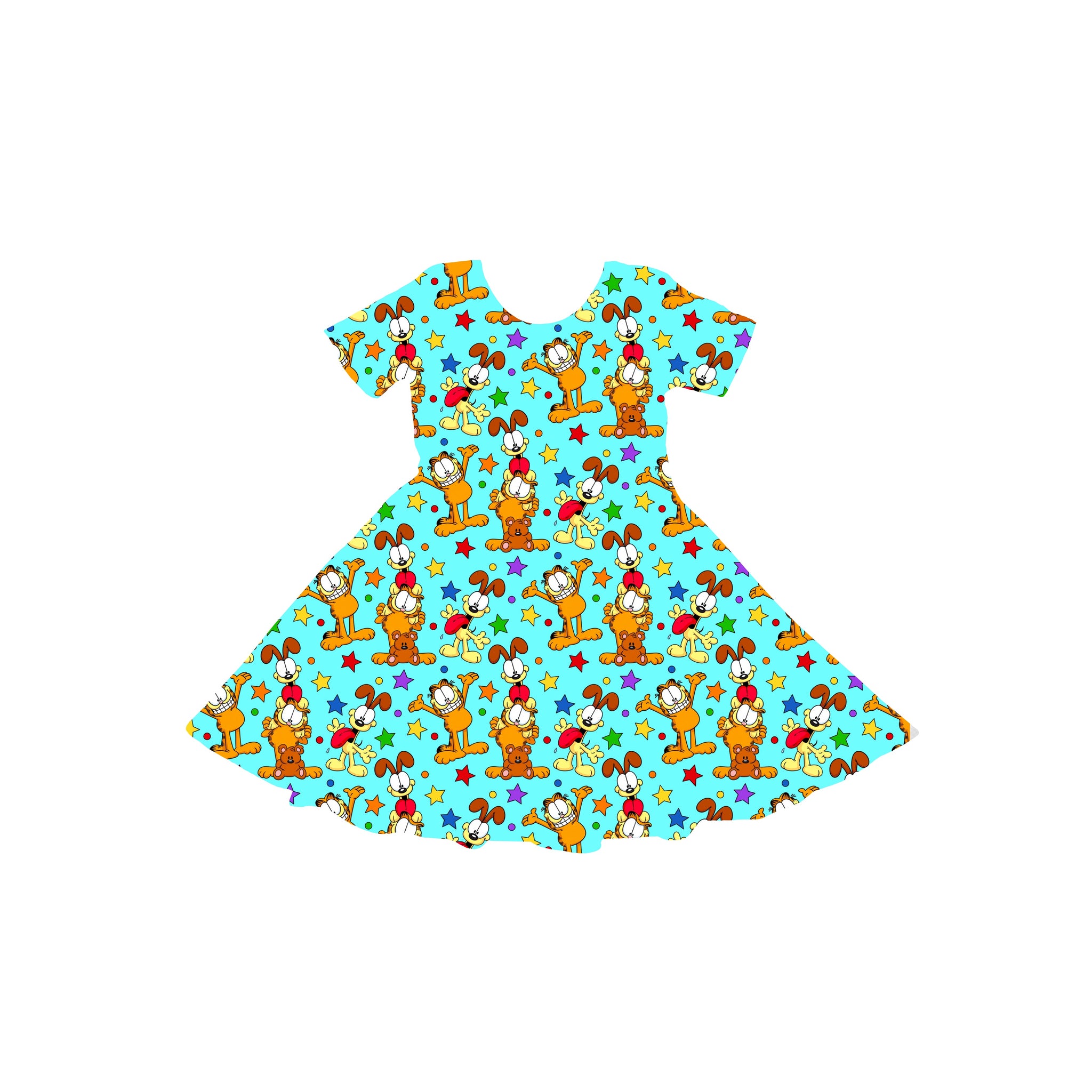 Purrfectly Perfect! Youth Twirl Dress **PreOrder**