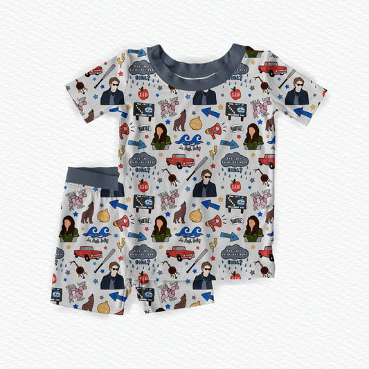 Midnight in Forks Youth Short Set *RTS*