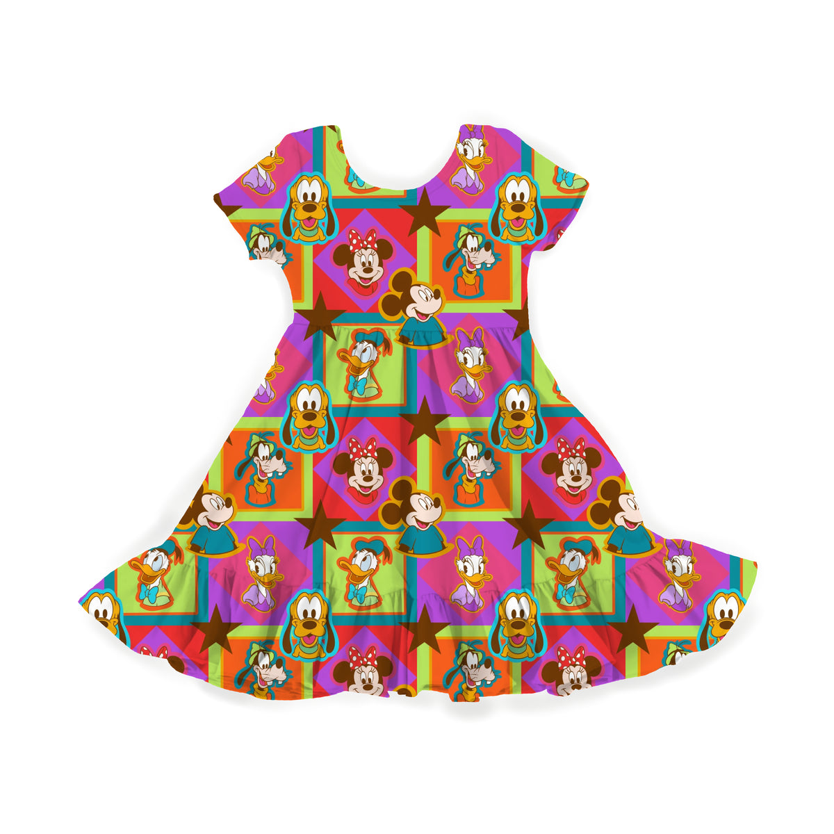 Mouse House Rewind Youth Twirl Dress **PreOrder**