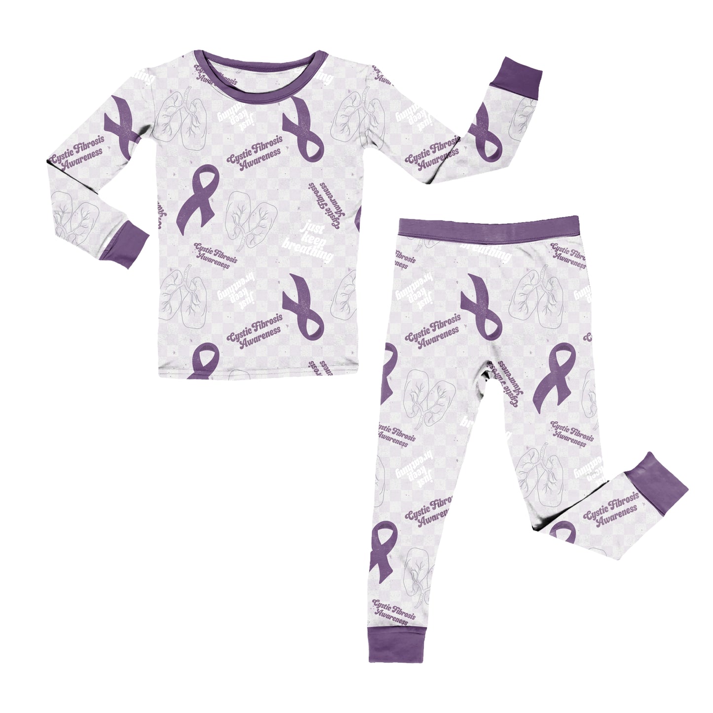 Cystic Fibrosis Awareness Youth Pant Set *PREORDER*