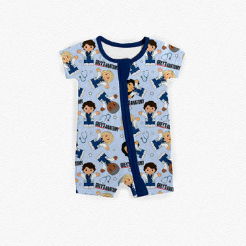 Little Scrubs Squad Zipper Shortie **PreOrder**