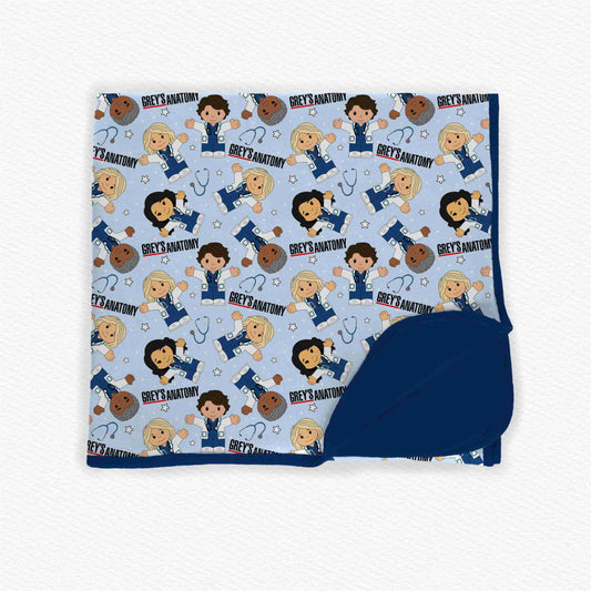 Little Scrubs Squad Bamboo Blanket *RTS*