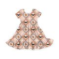 Pumpkin Patchwork Youth Twirl Dress **PreOrder**