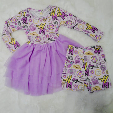 Best of Both Worlds Youth Tutu Dress *RTS*