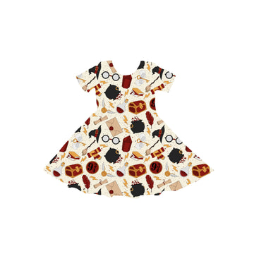 Diagon Alley Youth Twirl Dress *RTS*