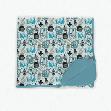 Spooky Mansion Bamboo Blanket *RTS*