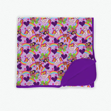 Neon Nostalgia Bamboo Blanket *RTS*