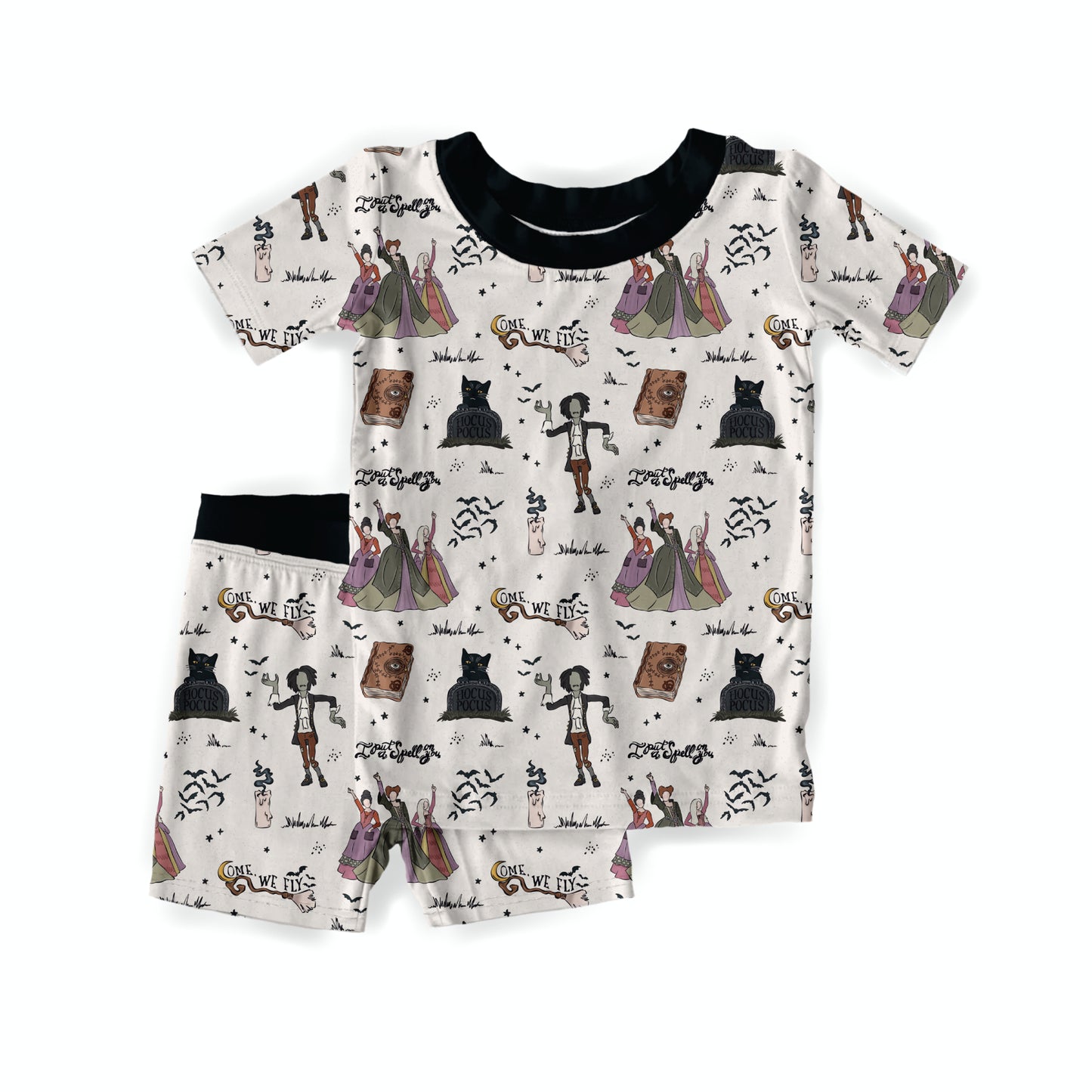 Spooky Spellbound Sisters Youth Short Set **PreOrder**
