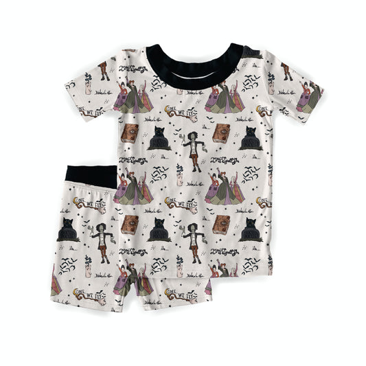 Spooky Spellbound Sisters Youth Short Set **PreOrder**