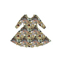 Wands At The Ready Youth Twirl Dress *RTS*
