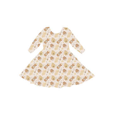 Golden Honey Youth Twirl Dress **PreOrder**