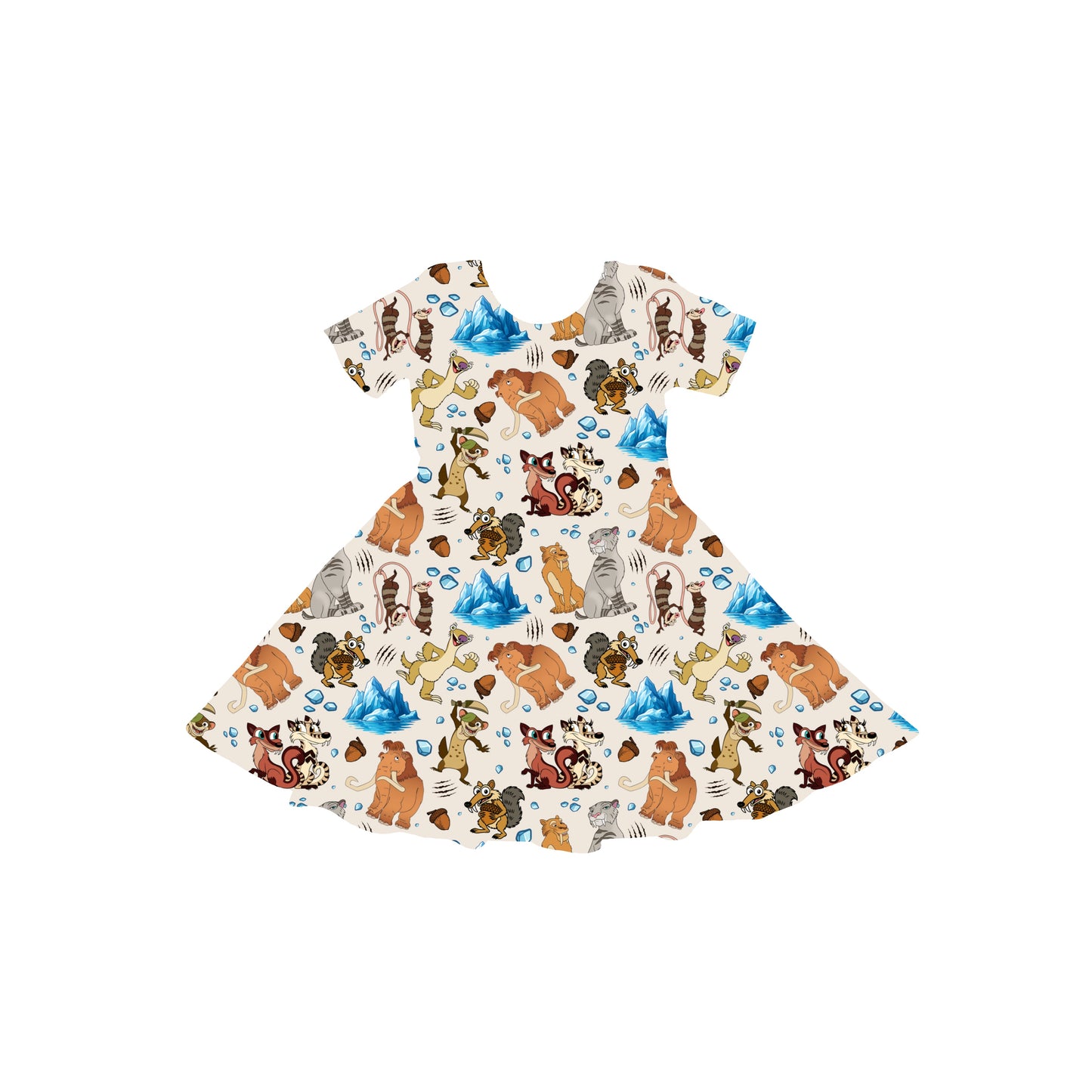 Ice Age Antics Youth Twirl Dress *RTS*