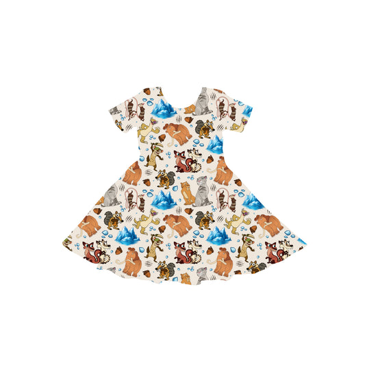 Ice Age Antics Youth Twirl Dress *RTS*