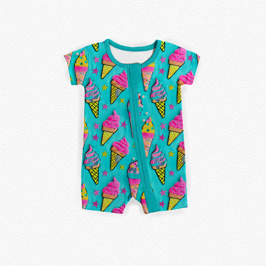 Sweet Sugar Scoops Zipper Shortie *RTS*