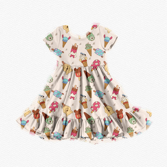 Summer Sweet Treats Youth Twirl Dress *RTS*
