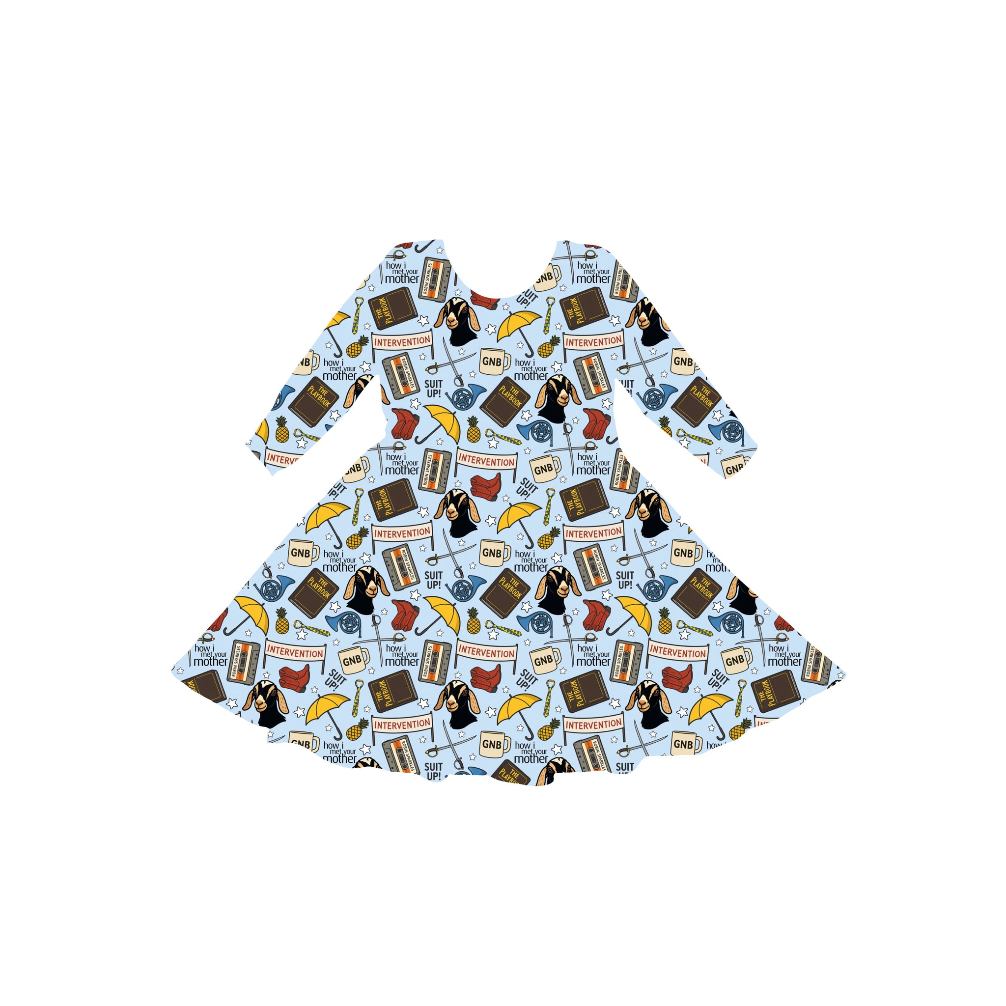 Suit Up! Youth Twirl Dress **PreOrder**