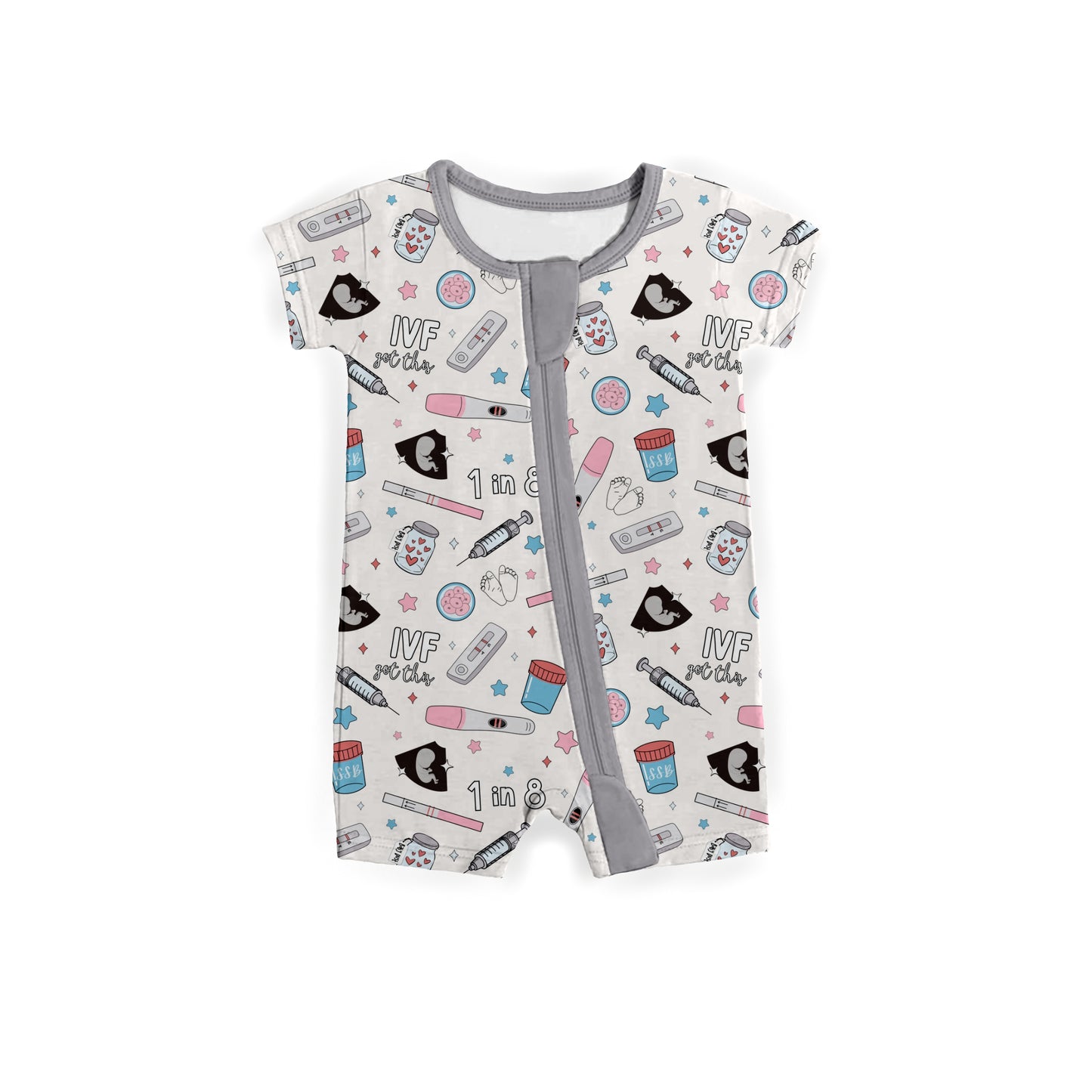 IVF Awareness Zipper Shortie *RTS*