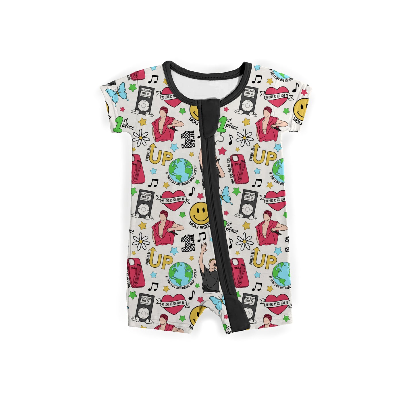 Nowhere But Up Zipper Shortie **PreOrder**