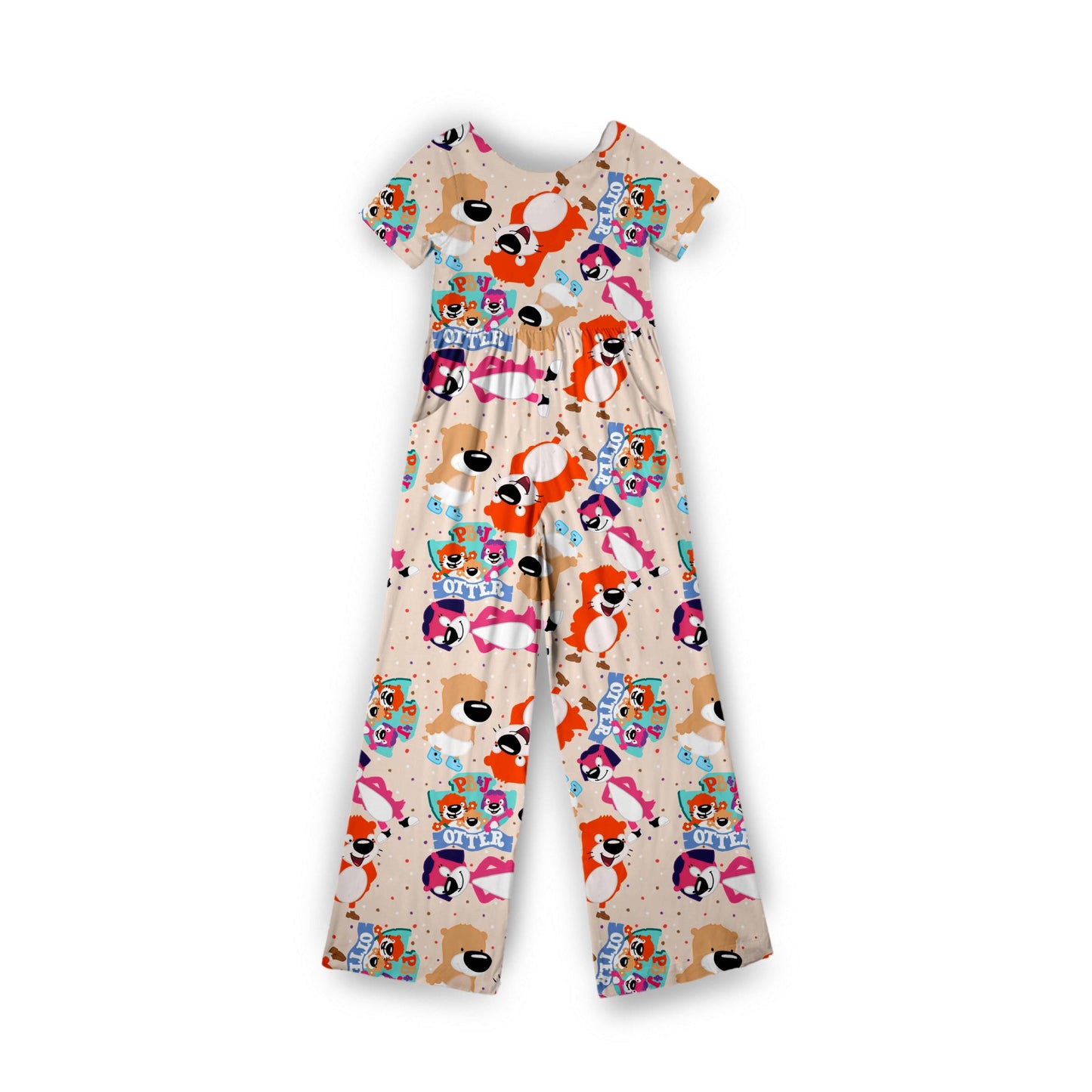 Otter Friends Medically Adaptable Jumpsuit *RTS*
