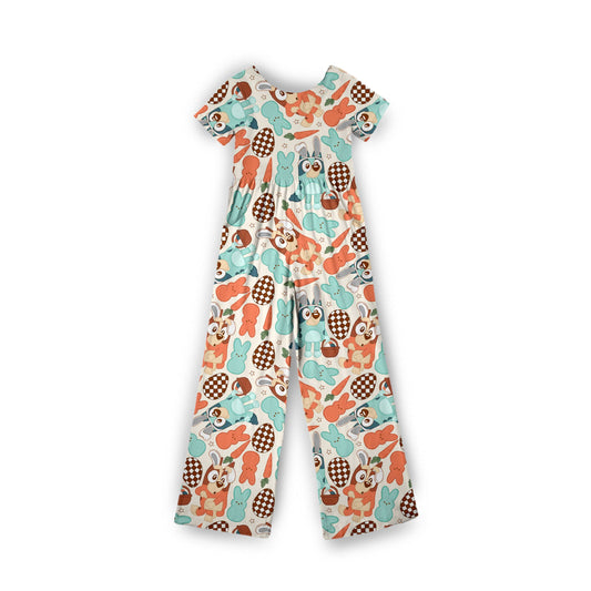 Hoppy Heeler Easter Medically Adaptable Jumpsuit *RTS*