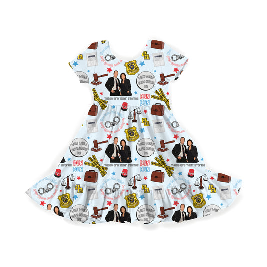 Justice Served Youth Twirl Dress **PreOrder**
